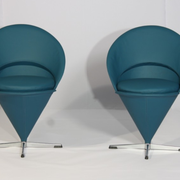 Fauteuil pivotant "Cône" par Verner Panton années 1960