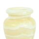 Small Vintage Vase Egyptian Marble Sinai Pearl 1980s