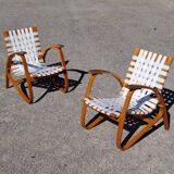 Pair of armchairs by Jan Vanek for Up Zavody 1930