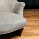 Pair of velvet armchairs