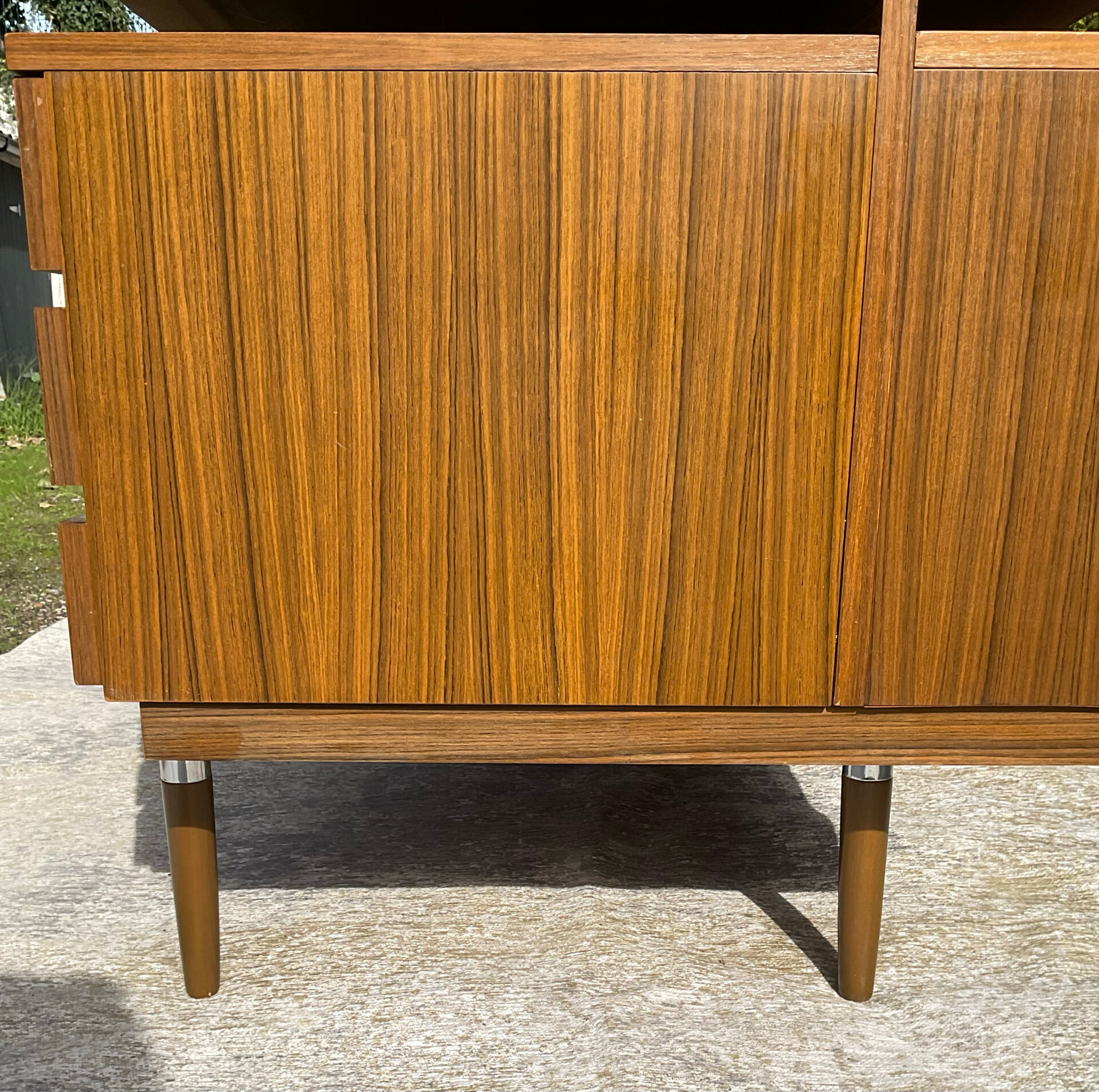 Vintage double-sided executive desk from the 1960s.