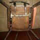 Paire de chaises en formica rouge pastel vintage