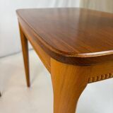 2 small mahogany tables - Sweden 1960s