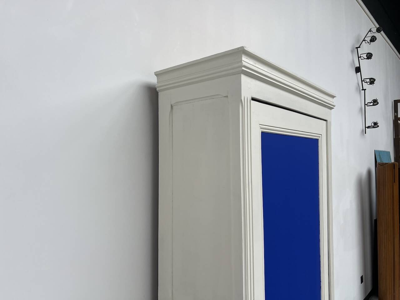 Klein blue Parisian wardrobe