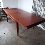 Large art deco mahogany table with extensions 260cm