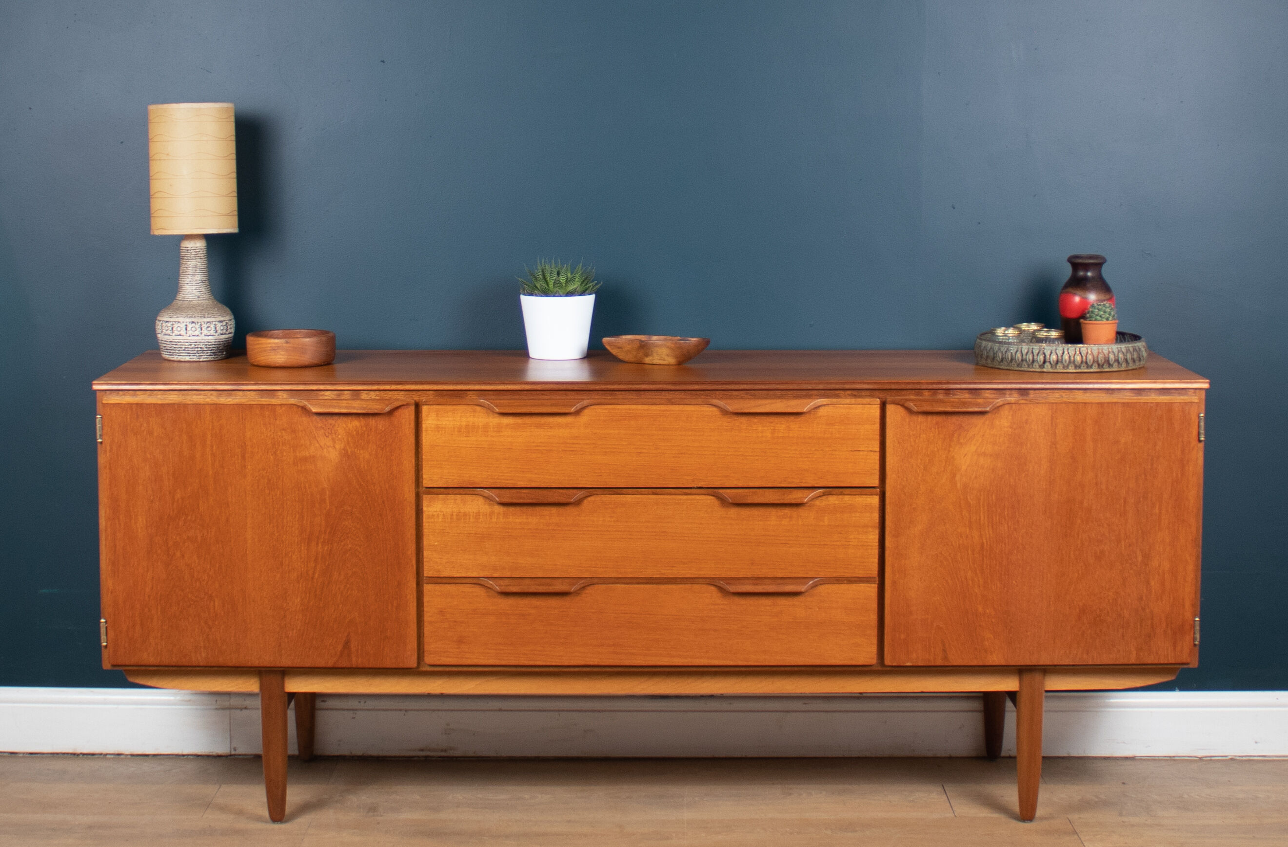 Restored teak retro 1960s austinsuite mid century sideboard