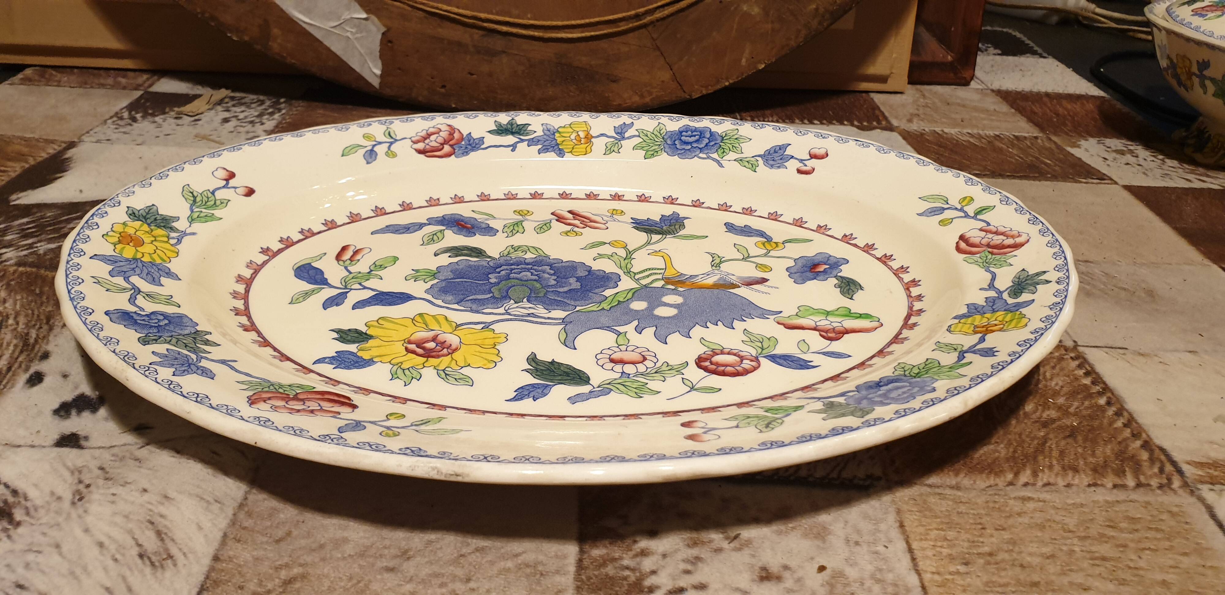 English ceramic dish