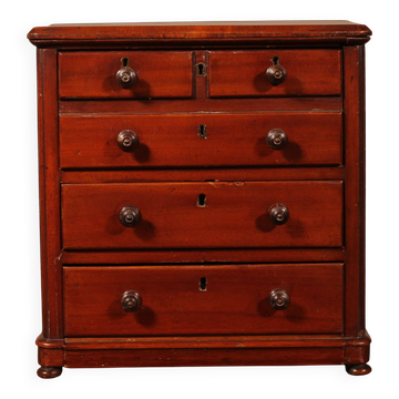 19th Century Mahogany Master Commode