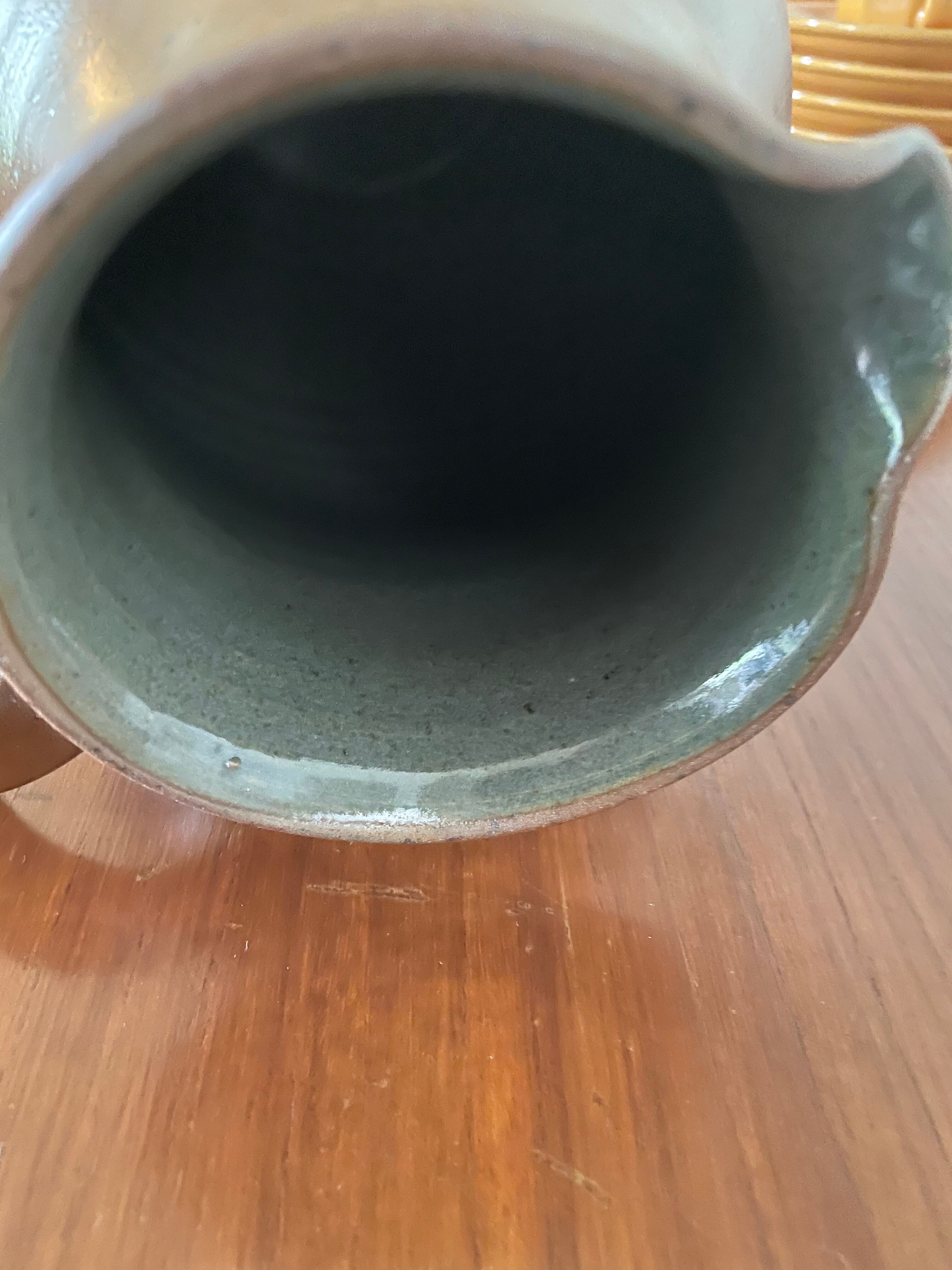 Stoneware pitcher