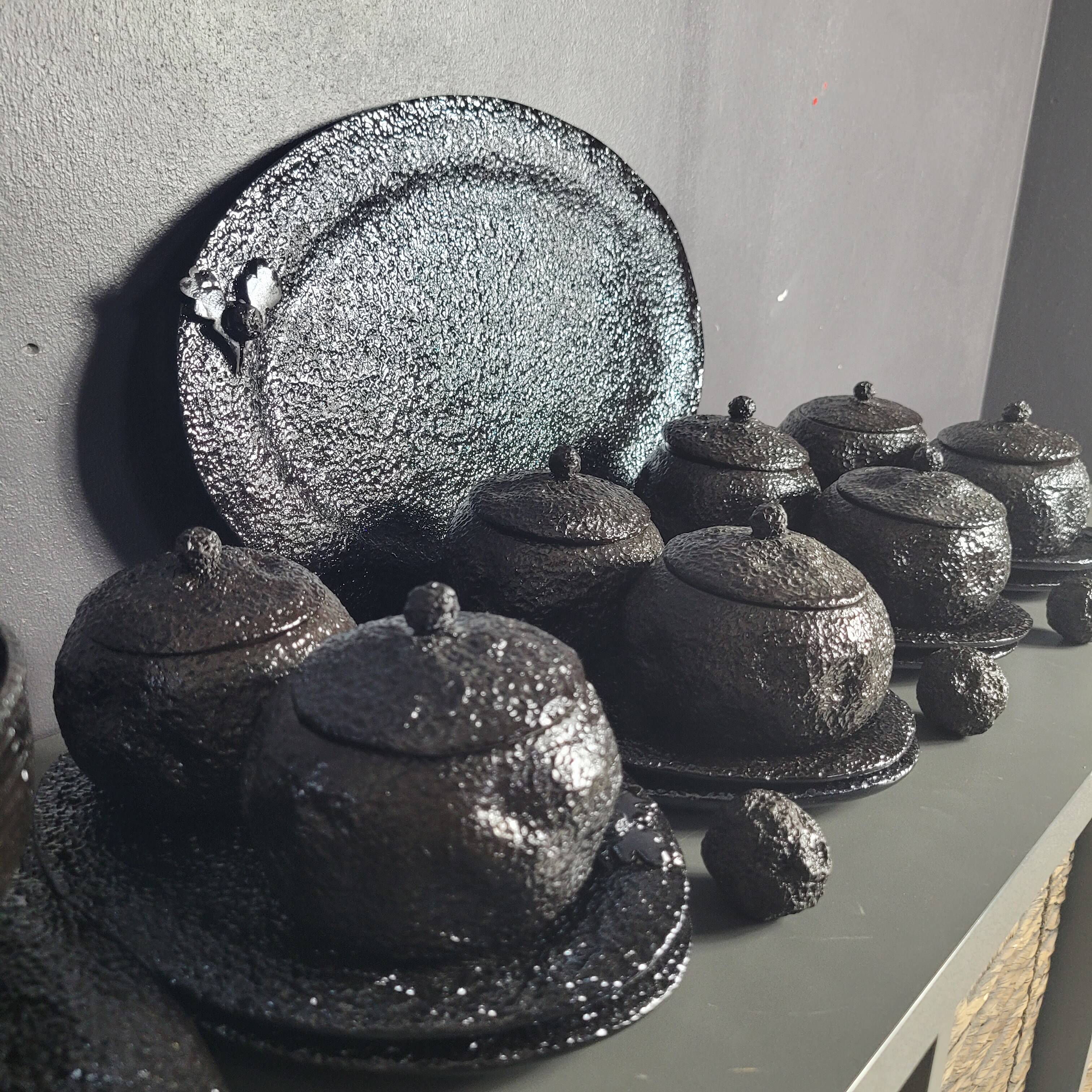 Caroline Bonenfant ceramic truffle set