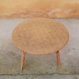 Vintage rattan coffee table