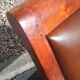 Pair of Club Ship Chairs Art Deco – Solid Wood & Brown Leather/Leatherette