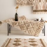 Berber spirit rug Helsinki brown beige 60x80cm