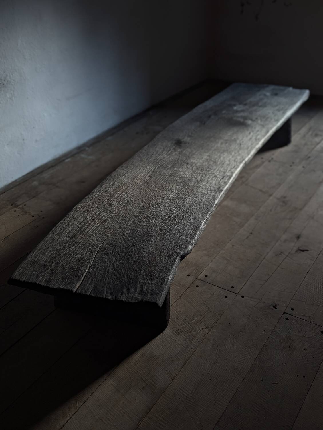 Burnt oak coffee table