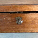 Old wooden workshop box