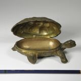 "turtle" ashtray in brass