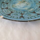 Assiette en céramique vintage 60's 70's - Signée A. Maunier (Vallauris) 29cm