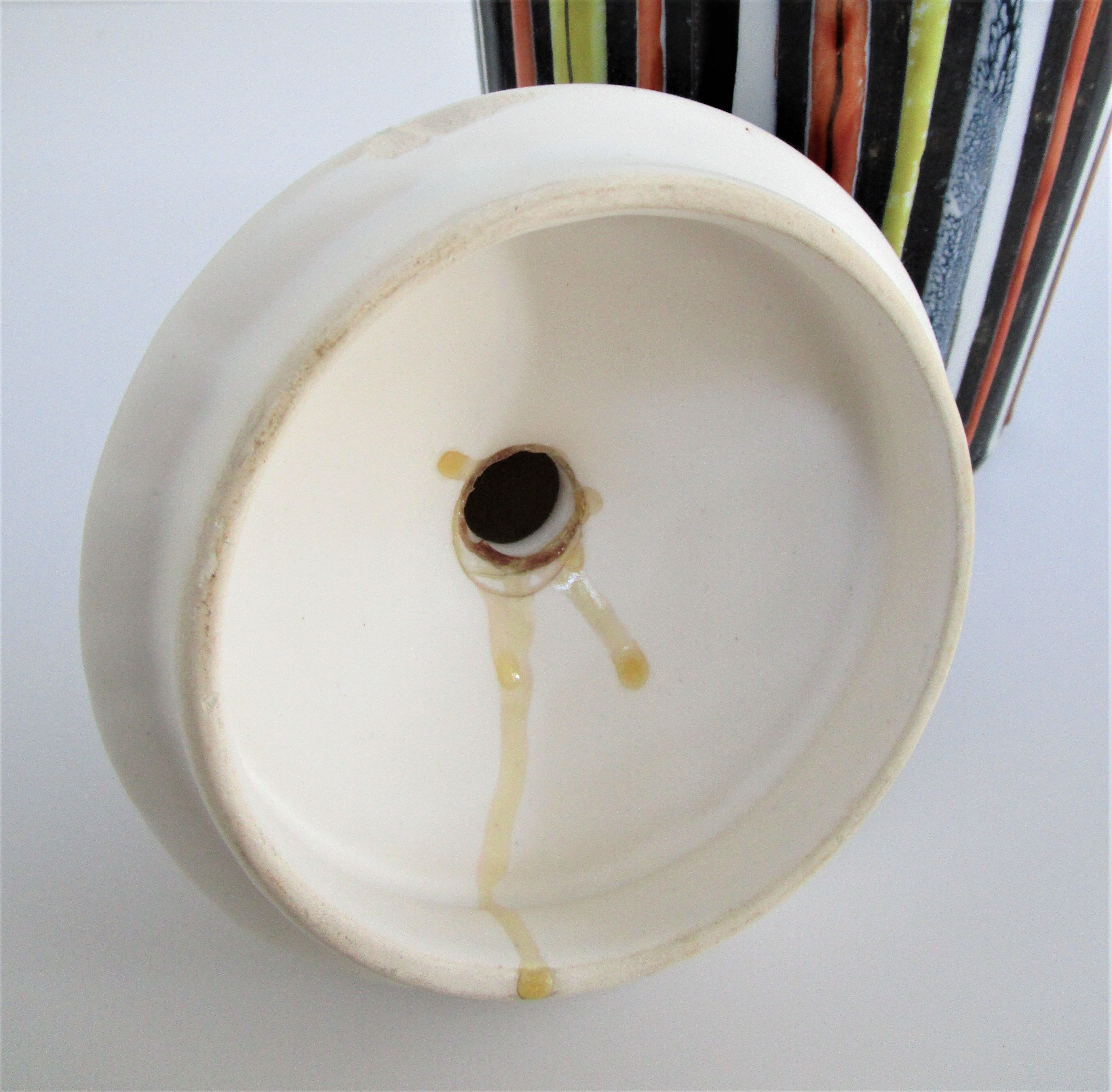 Ceramic sugar pot vallauris decoration pyjamas Roger Capron