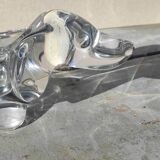 Crystal art dachshund dog tray Vannes Le Chatel