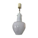 Suspension opaline goutte d'eau France 1950 vintage