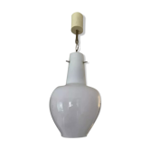 Suspension opaline goutte d'eau France 1950 vintage