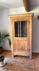 Antique bonnetière - Display cabinet - Provençal farmhouse style