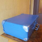 Vintage blue suitcase