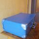Valise bleue vintage