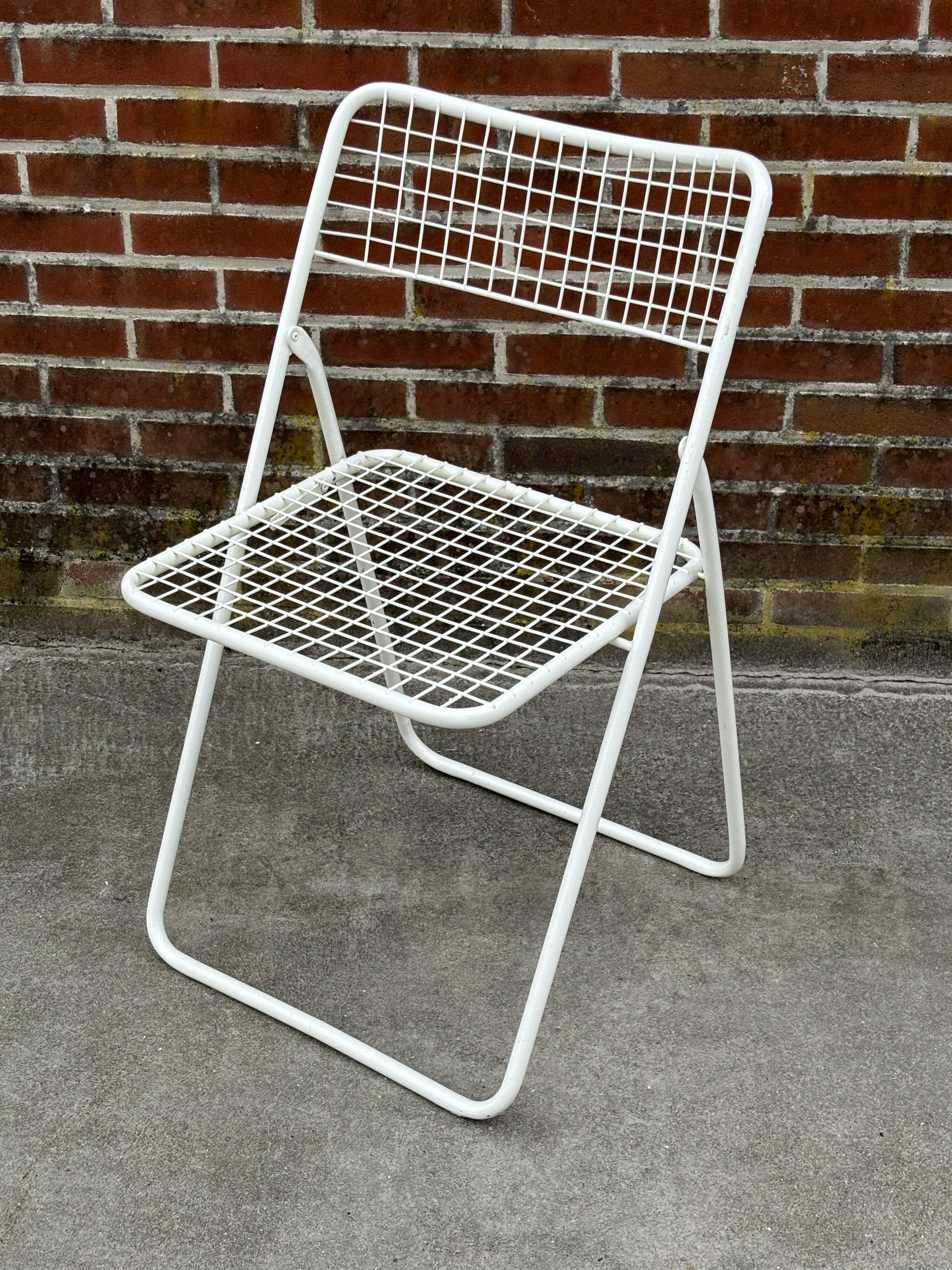 Vintage Folding chair "Ted Net" by Niels Gammelgaard for Ikea 1976
