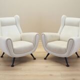 Fauteuil blanc, design italien, années 80, production : Italie
