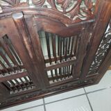 Mirror with shutters carved Indonesian
