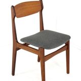 Very nice and solid set of 4 vintage chairs in teak - Findahl.