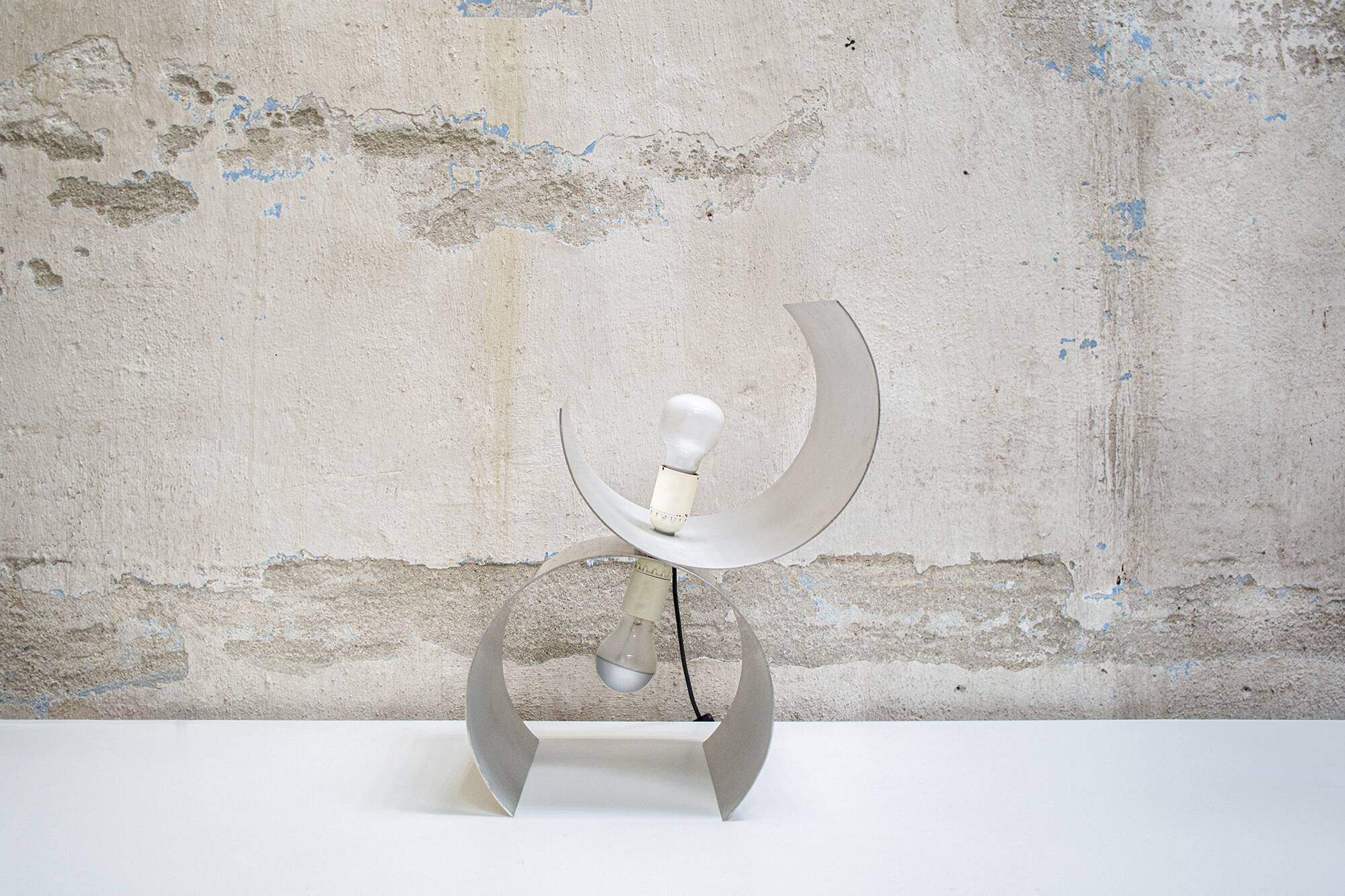 Aluminium Table Lamps by Giuliano Cesari for Nucleo Sormani, 1960s