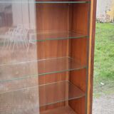 Art deco walnut showcase