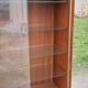 Art deco walnut showcase