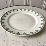 round dish Terre de Fer Saint-Amand late nineteenth century