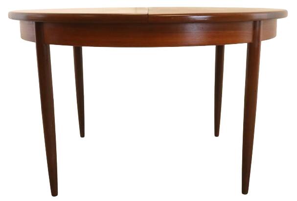 vintage G-Plan ronde eetkamertafel 'Burnstones'