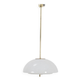 Lampe suspendue vintage en verre