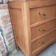 Commode vintage pied compas