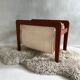 Vintage magazine rack scandinavian design