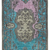 Hand-knotted antique turkish 1970s 163 cm x 280 cm