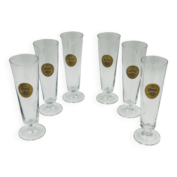 Lot de 6 verres flûtes à bière Loburg