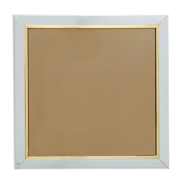 Miroir chrome laiton Belgo Chrome 1970