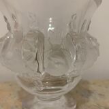 Lalique Dampierre model vase, circa 1950