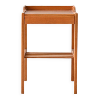 Scandinavian teak bedside table
