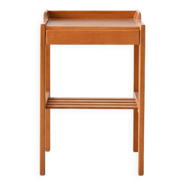 Scandinavian teak bedside table