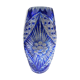 Bohemian crystal blue vase height 36.5 cm7