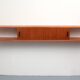1960s wall unit with doors in teak