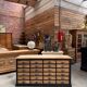 Workshop furniture with 24 drawers from the early 20th century.