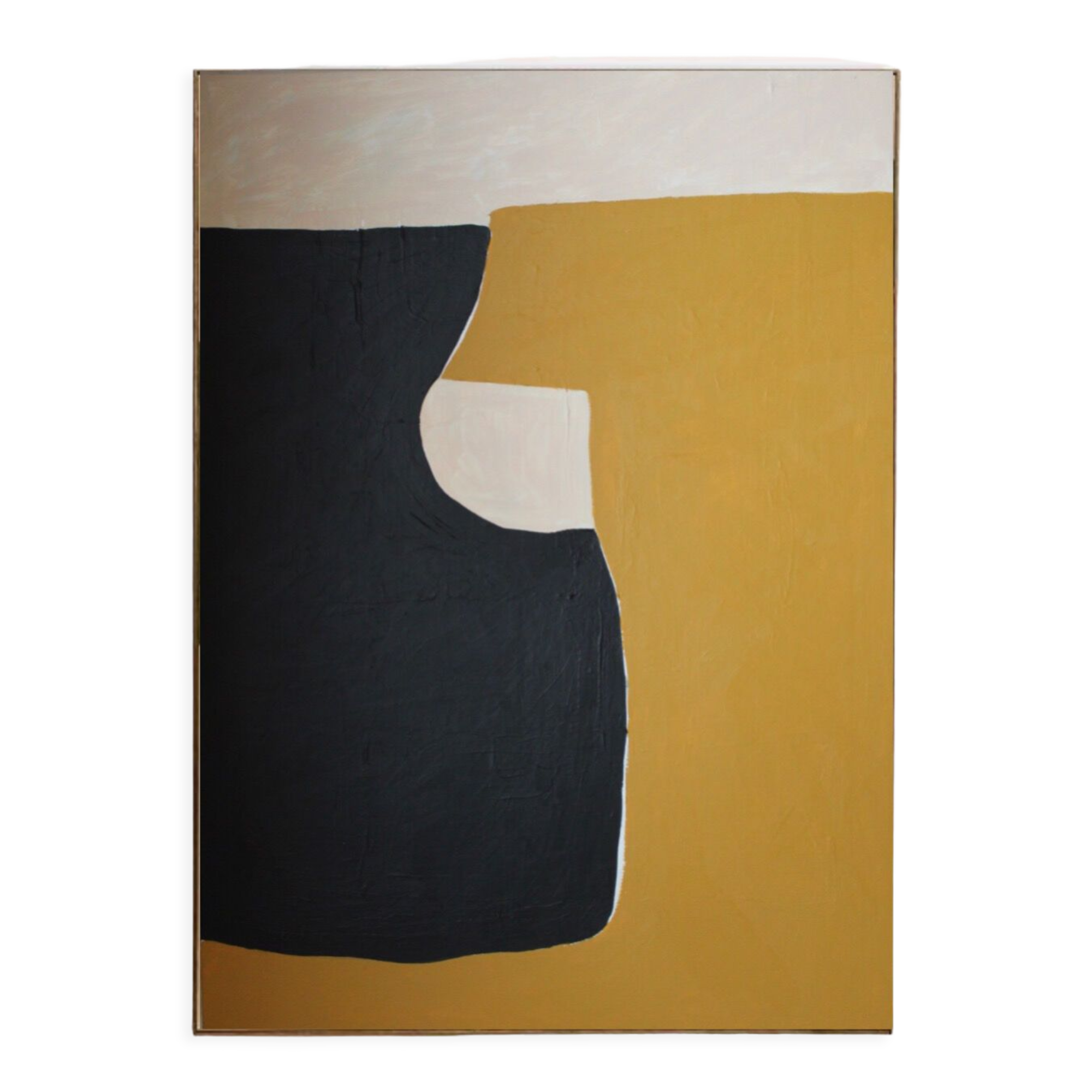Black ochre paint